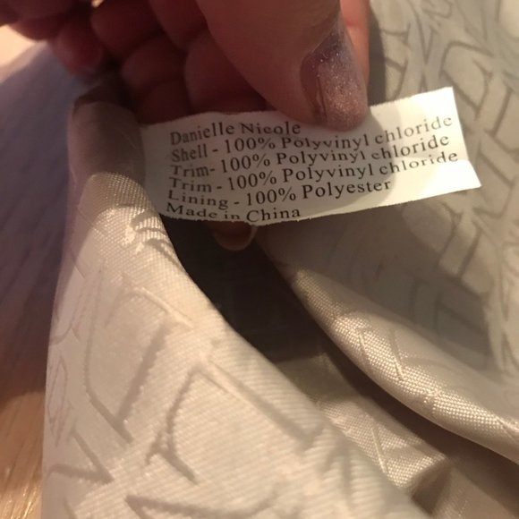 DANIELLE NICOLE TAUPE VEGAN LEATHER "ALEXIS" BAG - Picture 10 of 13